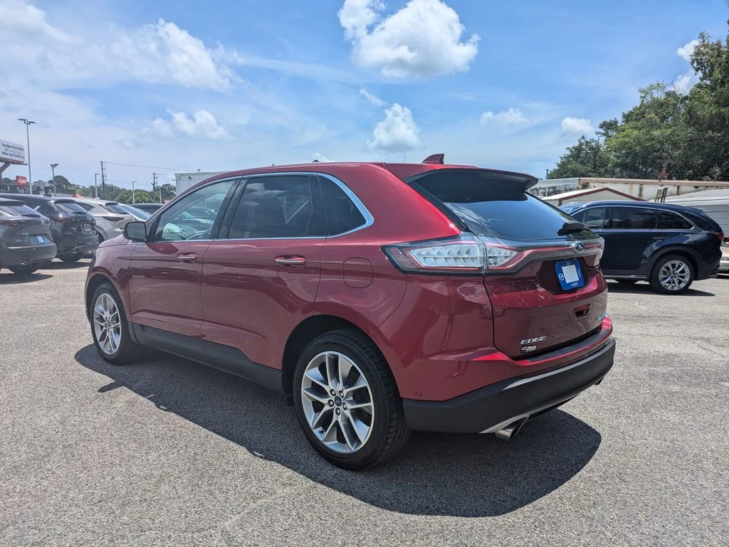 Certified Used 2018 Ruby Red Metallic Tinted Clearcoat Ford Titanium image 6