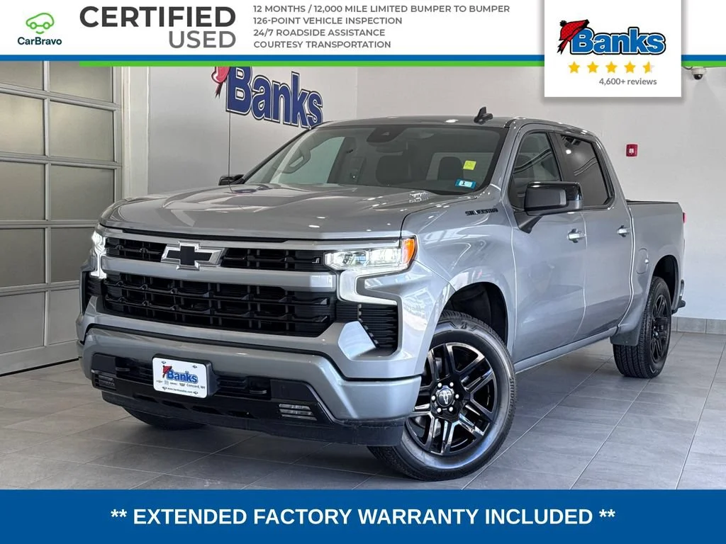 Certified Used 2024 Sterling Gray Metallic Chevrolet RST image 1