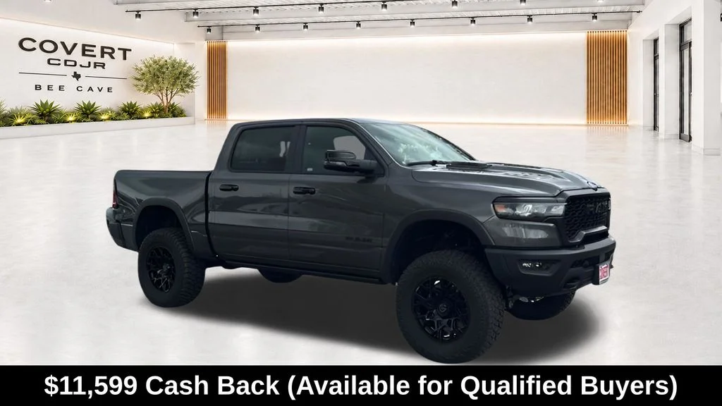 New 2026 Granite Crystal Metallic Clear-Coat Exterior Paint RAM Rebel image 1