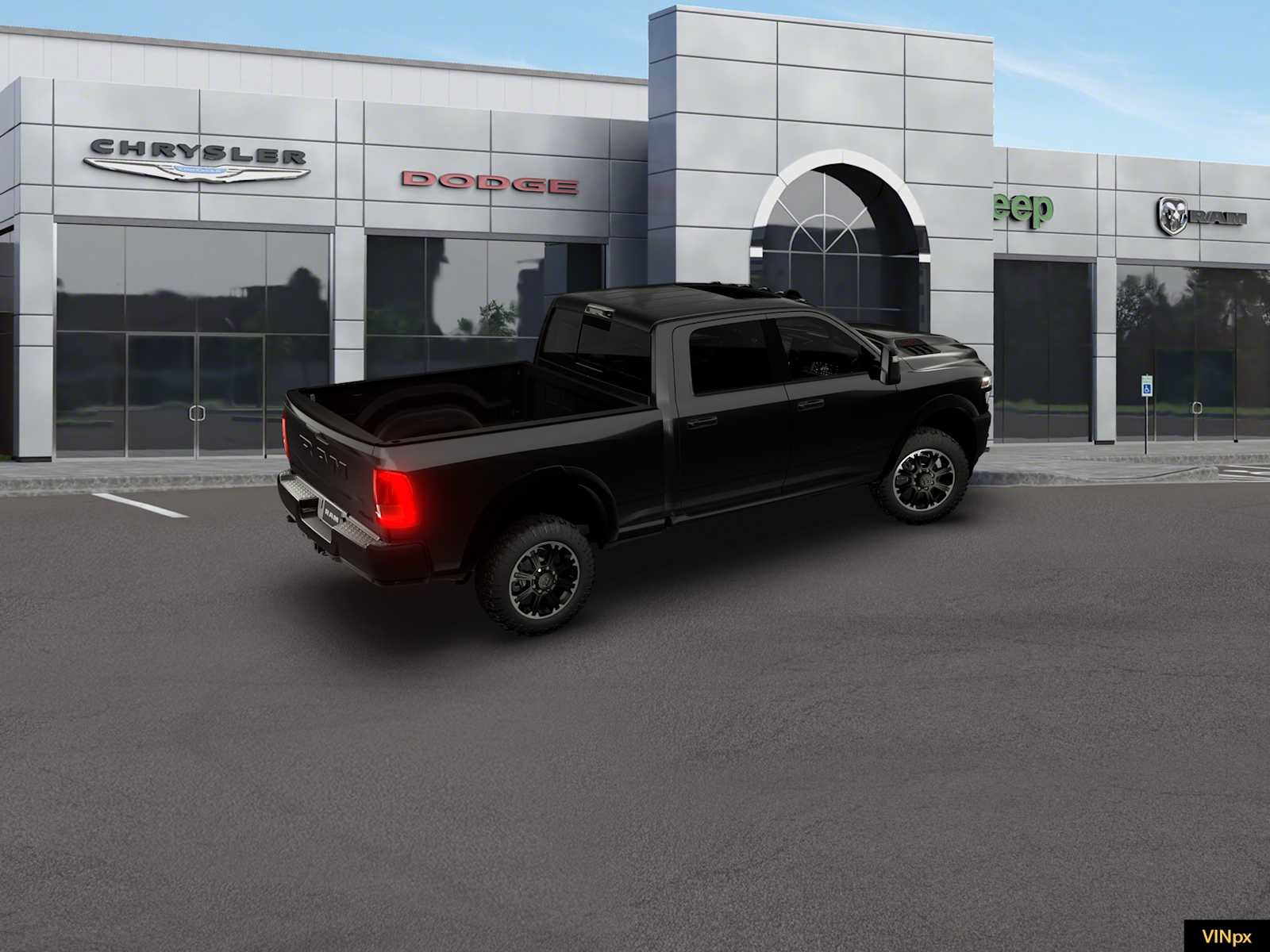 New 2026 Diamond Black Crystal Pearlcoat RAM Rebel image 8
