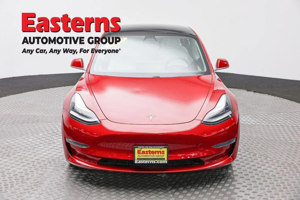 Used 2019 Red Tesla Standard image 2