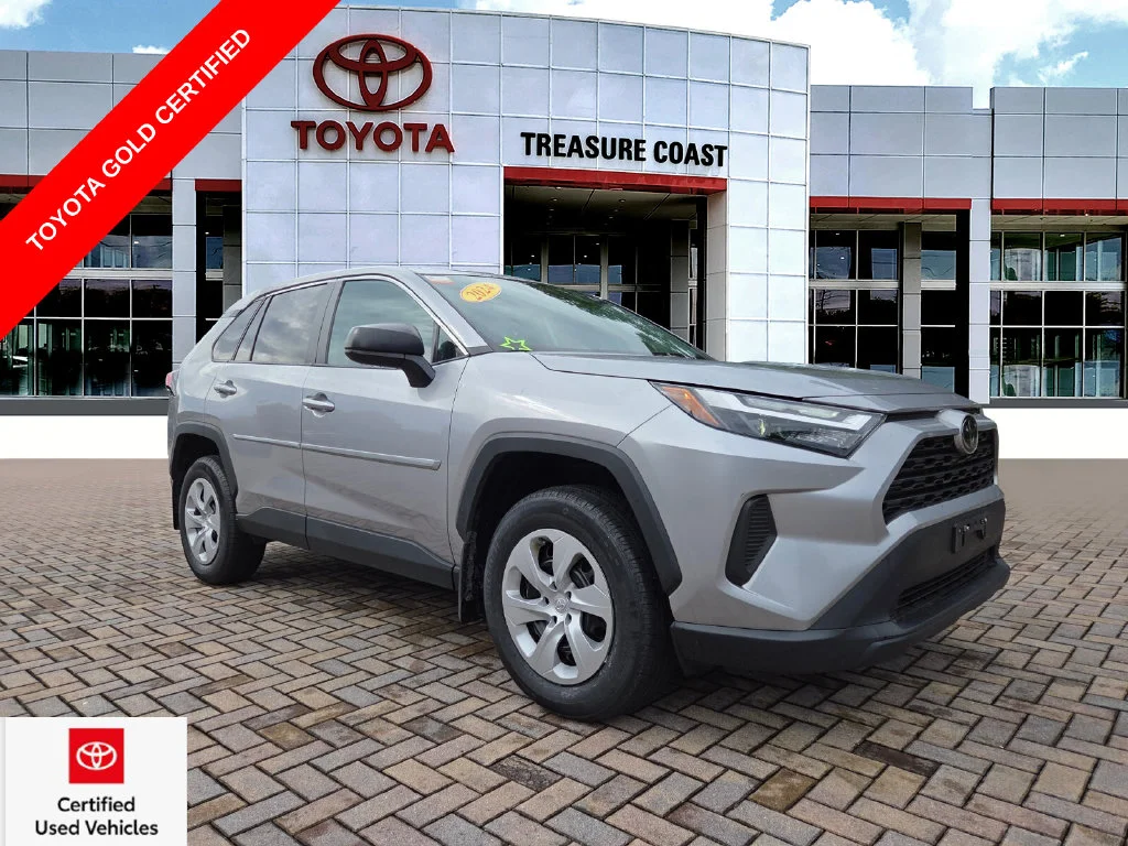 Certified Used 2024 Silver Toyota LE image 1