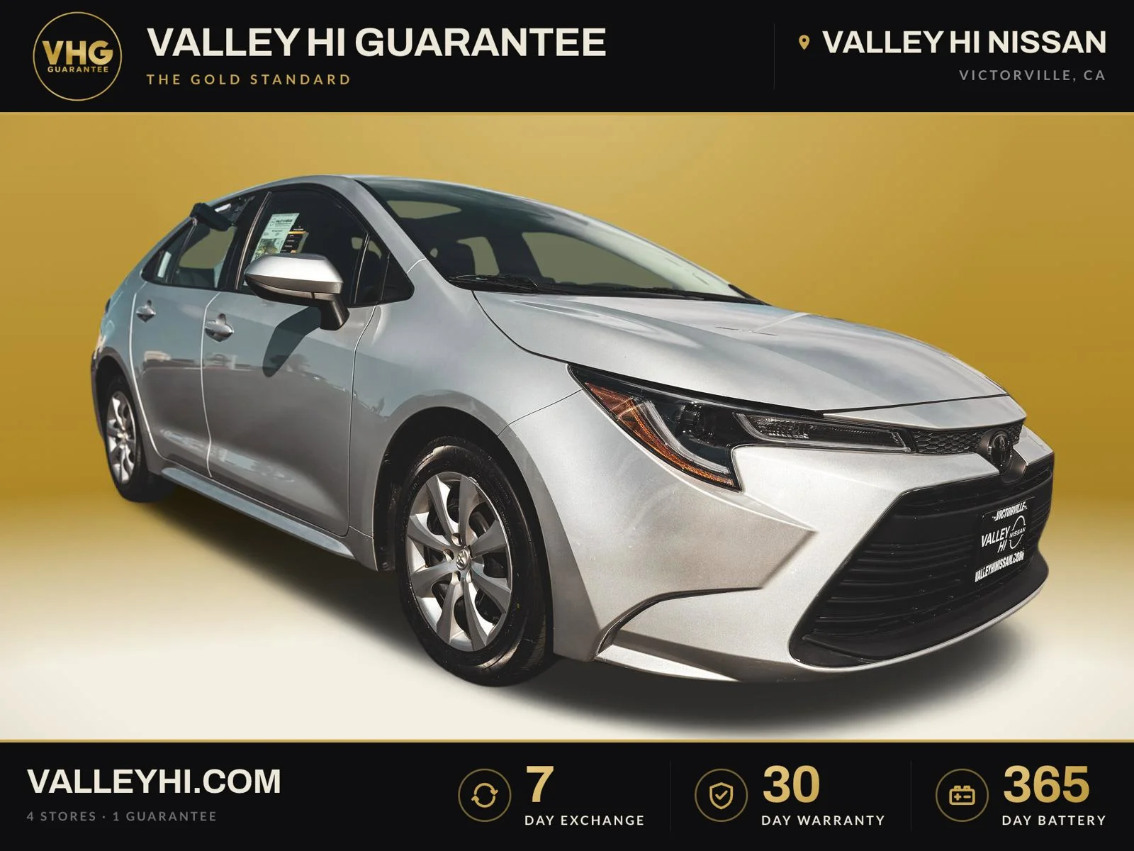 Used 2024 Silver Toyota LE image 1