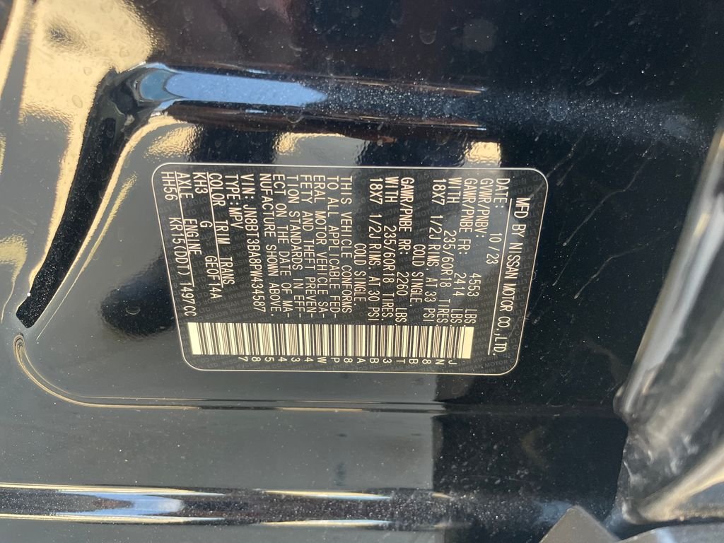 Certified Used 2023 Black Nissan SV image 30