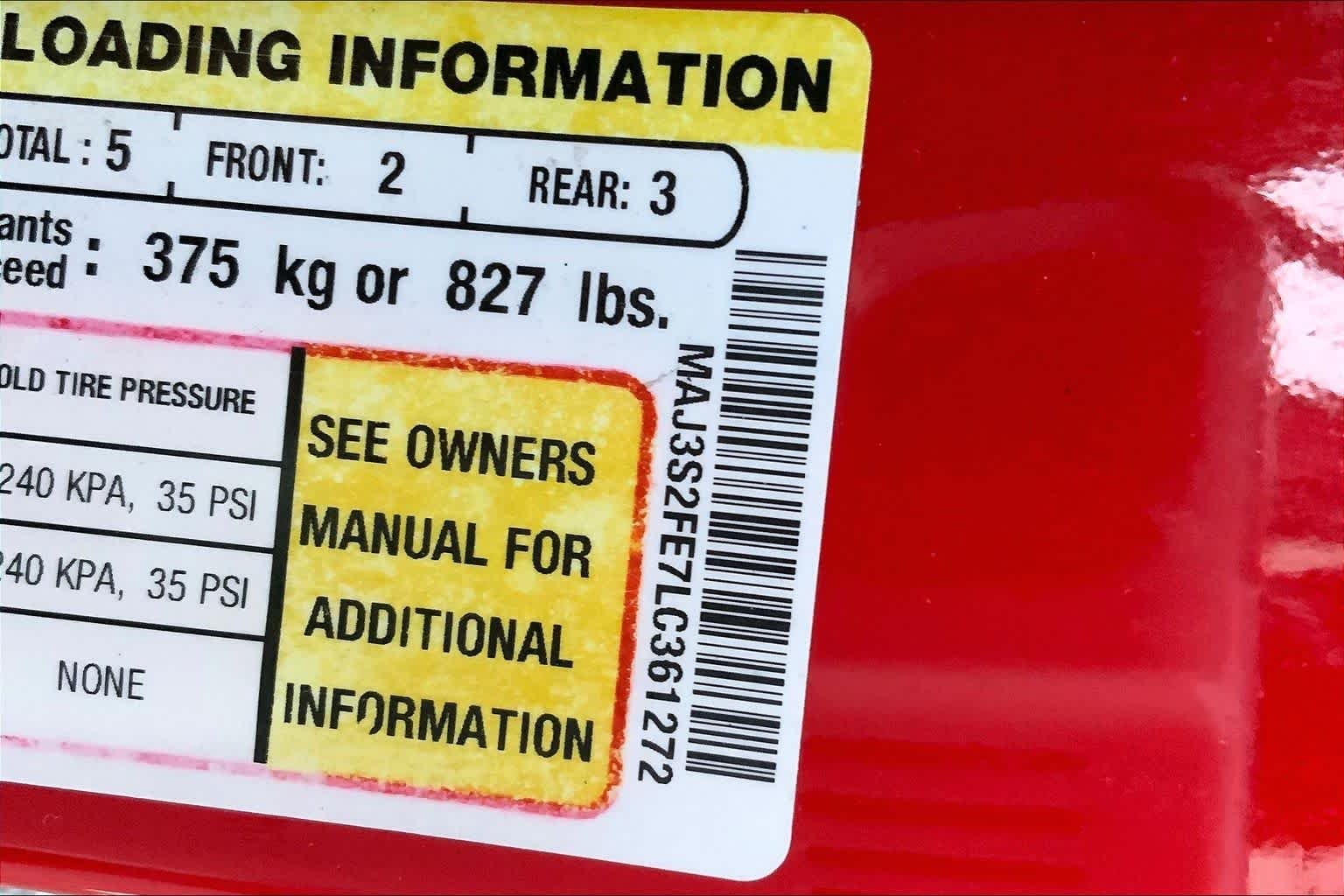 Used 2020 Race Red Ford S image 29