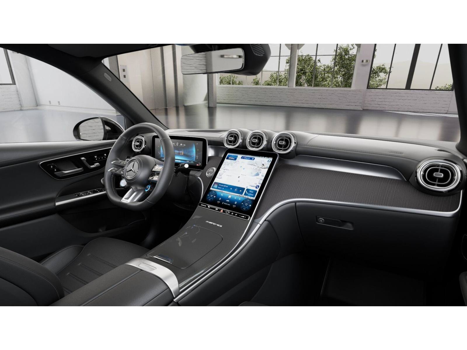 New 2027 Obsidian Black Metallic Mercedes-Benz AMG® GLC 53 4MATIC+ SUV image 6