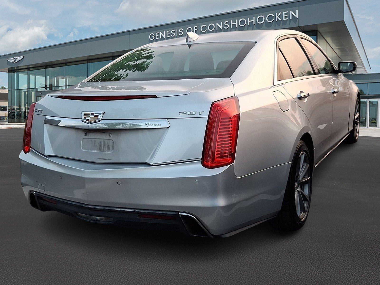Used 2018 Radiant Silver Metallic Cadillac Luxury RWD image 3