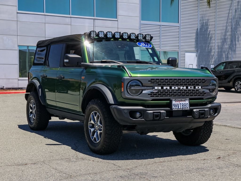 Used 2023 Green Ford Badlands image 1