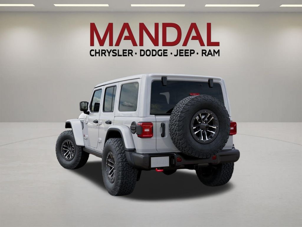 New 2026 Bright White Clear-Coat Exterior Paint Jeep Rubicon X image 3