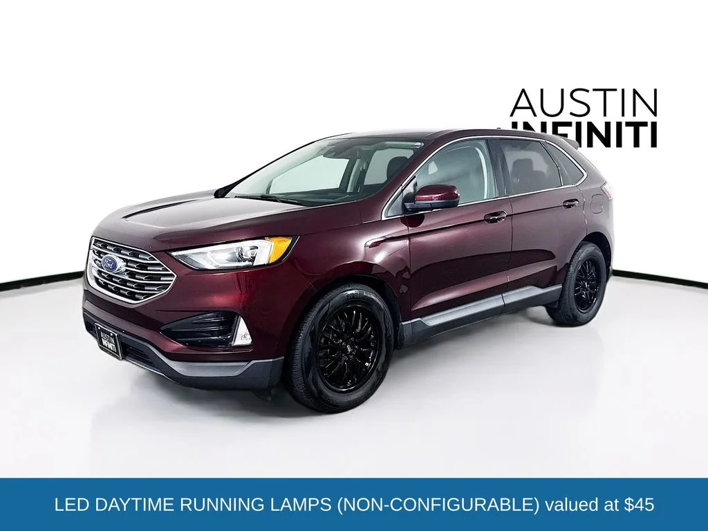Used 2021 Red Ford SEL image 3