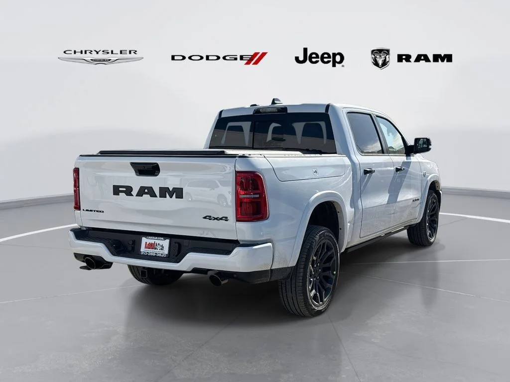 New 2026 Bright White Clearcoat RAM Limited image 3
