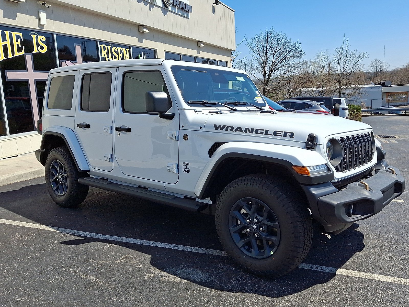 New 2026 Bright White Clear-Coat Exterior Paint Jeep 85th Anniversary image 2