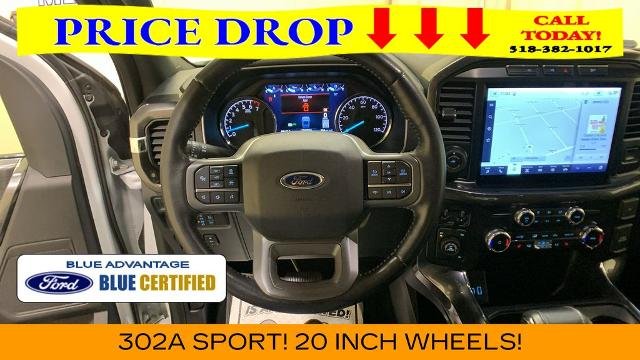 Certified Used 2022 White Metallic Ford XLT image 81