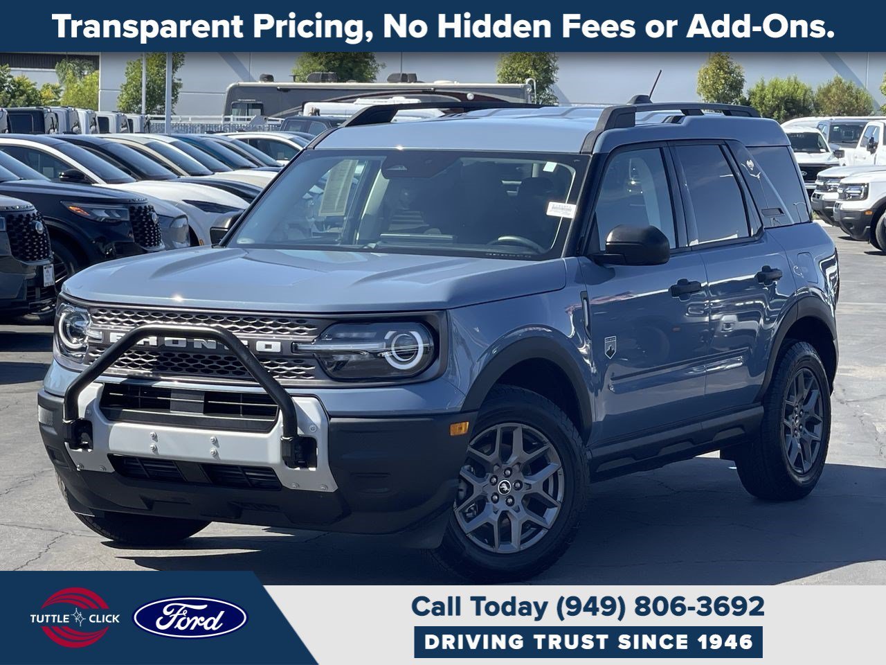 Certified Used 2025 Azure Gray Ford Big Bend image 1