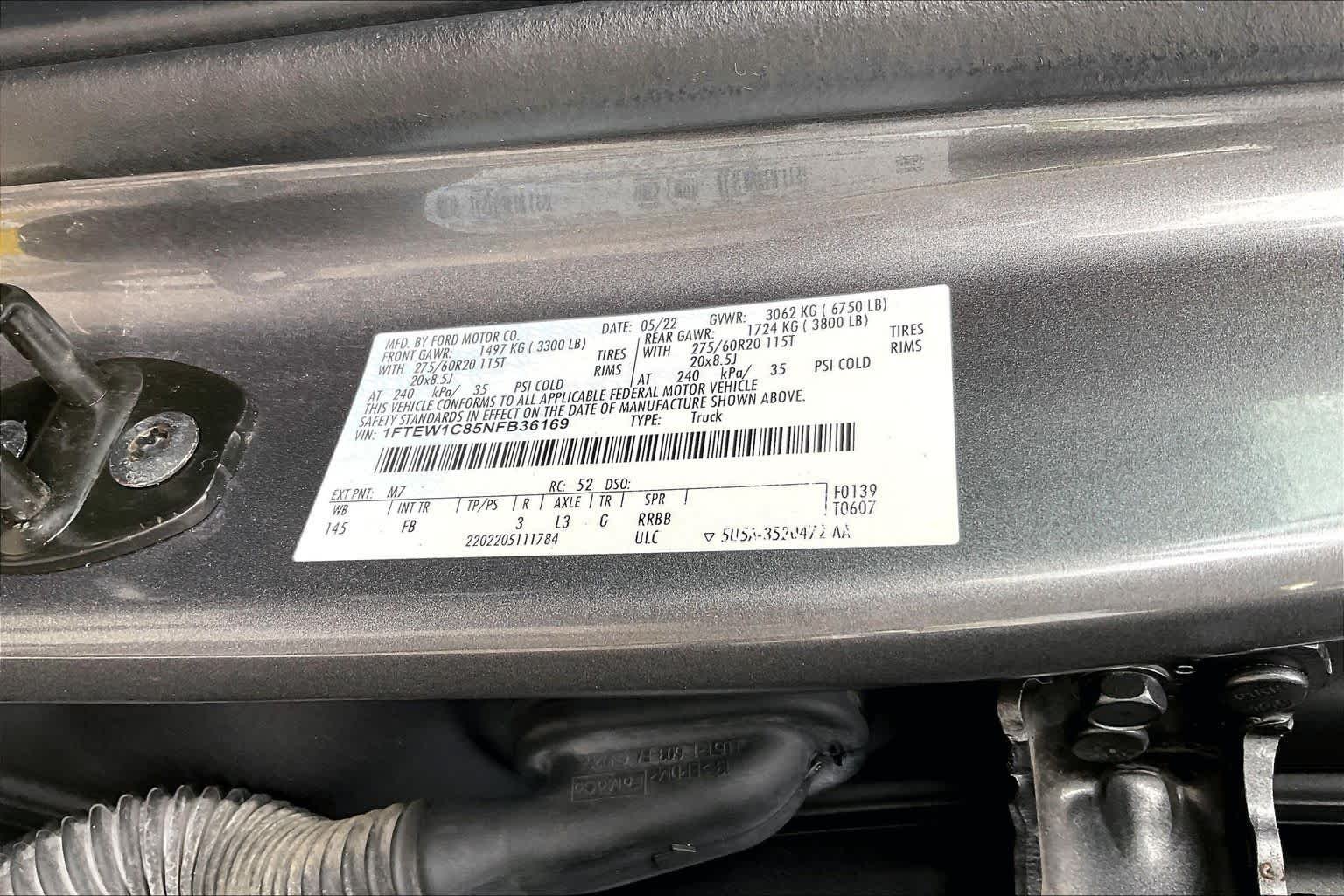 Used 2022 Carbonized Gray Ford XLT image 33
