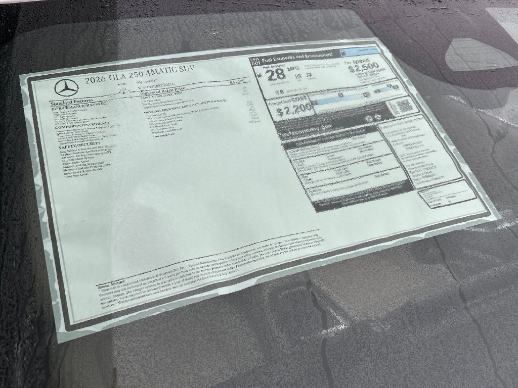 New 2026 Polar White Mercedes-Benz GLA 250 image 72