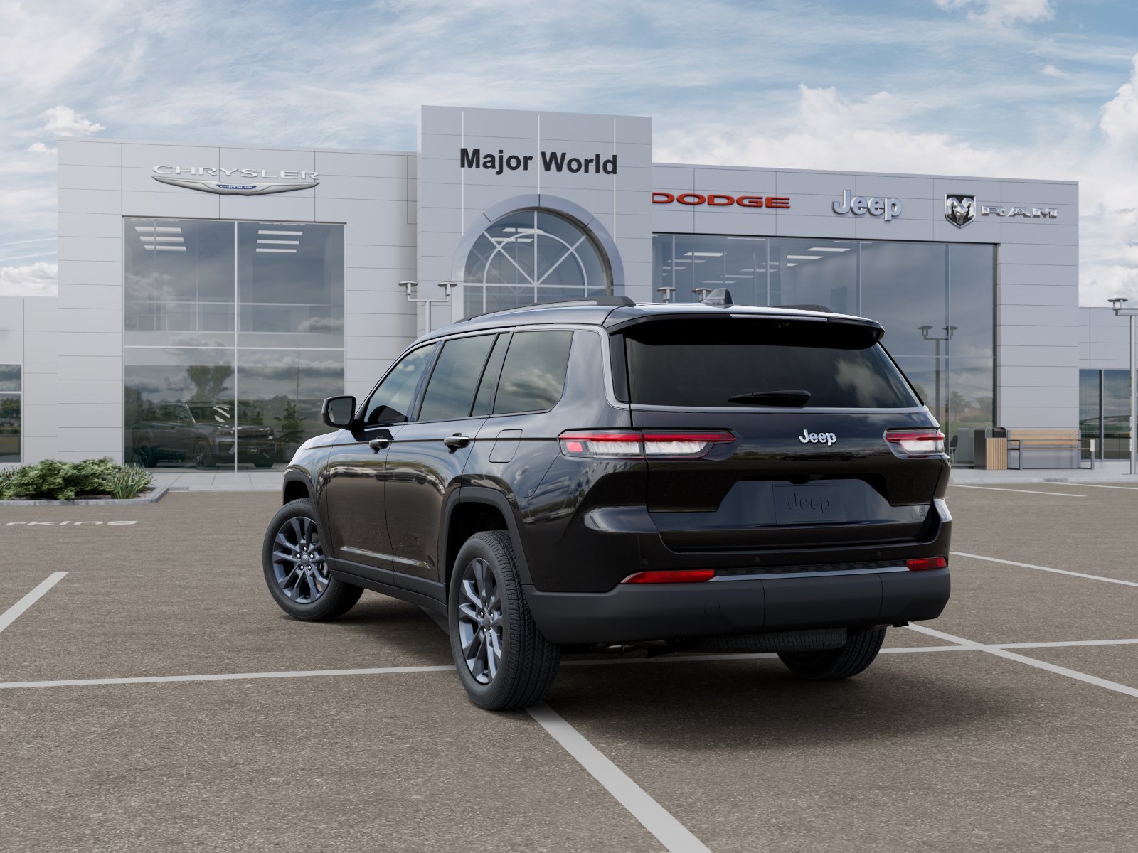 New 2026 Diamond Black Crystal Pearl-Coat Exterior Paint Jeep  image 3