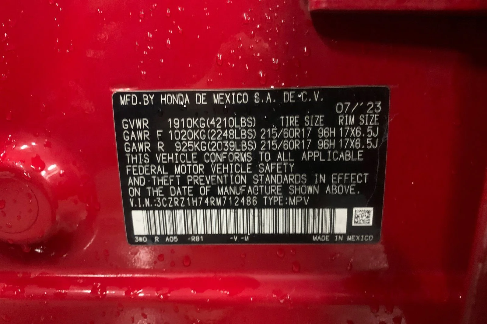 Certified Used 2024 Milano Red Honda EX-L image 33