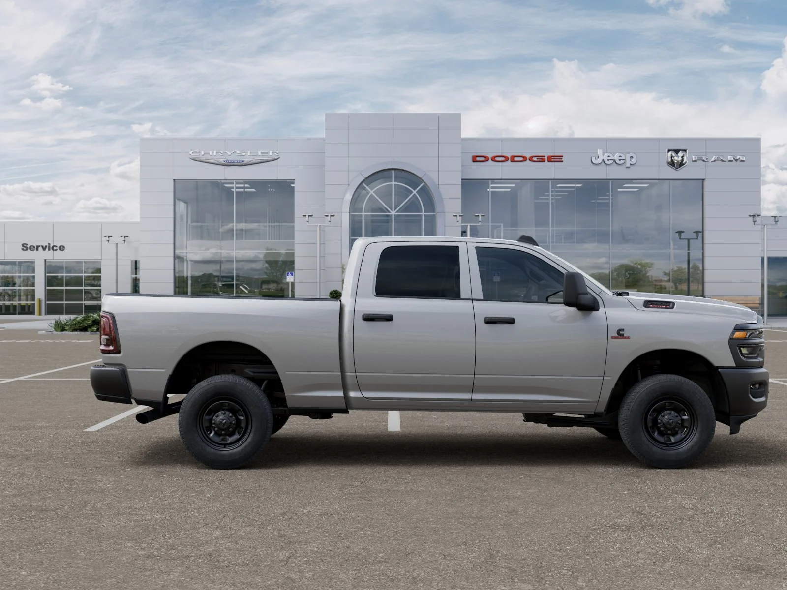 New 2026 Silver-Zynith Exterior Paint RAM Tradesman image 47