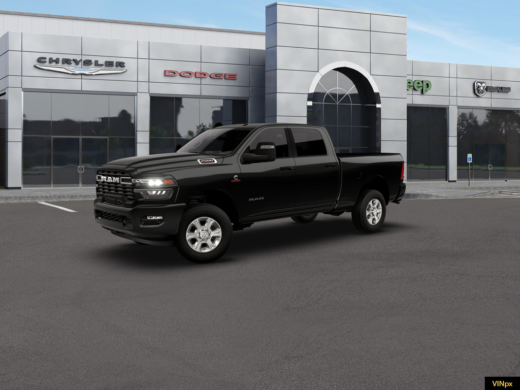 New 2026 Diamond Black Crystal Pearl-Coat Exterior Paint RAM Big Horn image 1