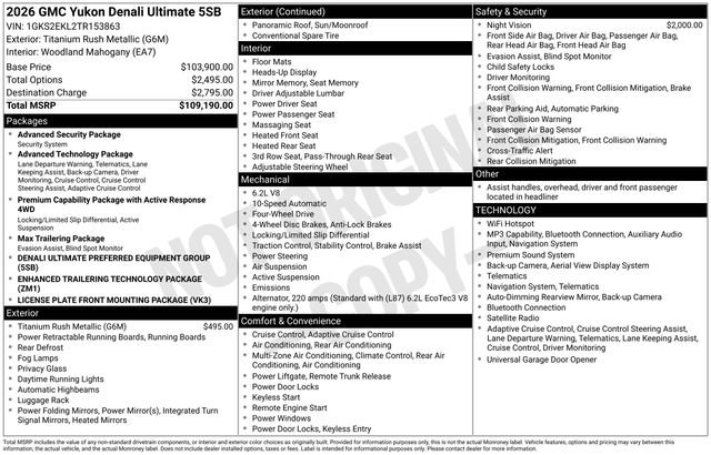 Certified Used 2026 Silver GMC Denali Ultimate image 24