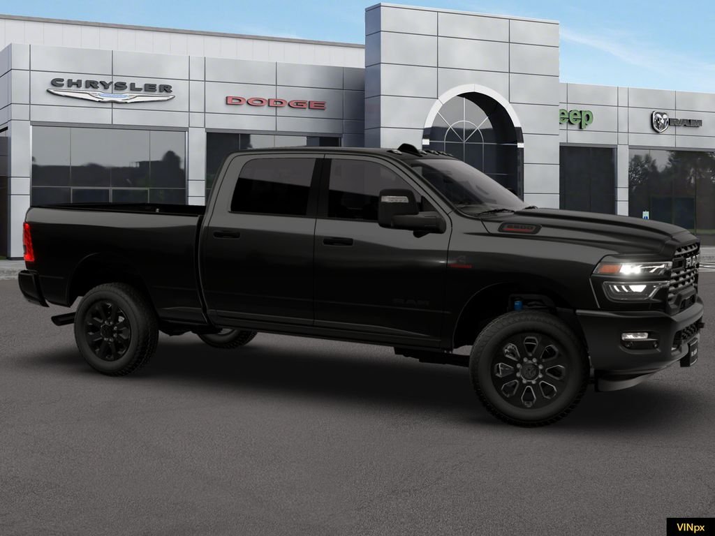 New 2026 Diamond Black Crystal Pearl-Coat Exterior Paint RAM Big Horn image 7