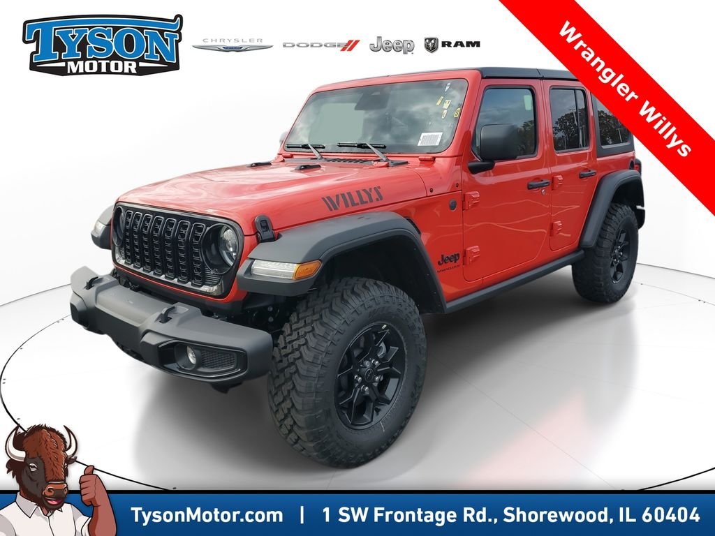 New 2026 Firecracker Red Clear-Coat Exterior Paint Jeep Willys image 2