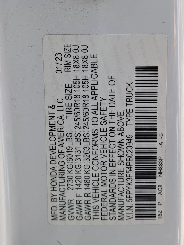 Used 2023 White Honda RTL image 25