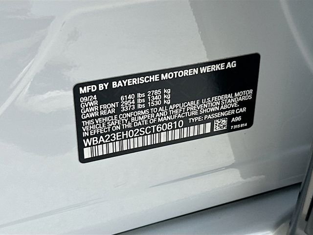 Certified Used 2025 White BMW 740i image 36