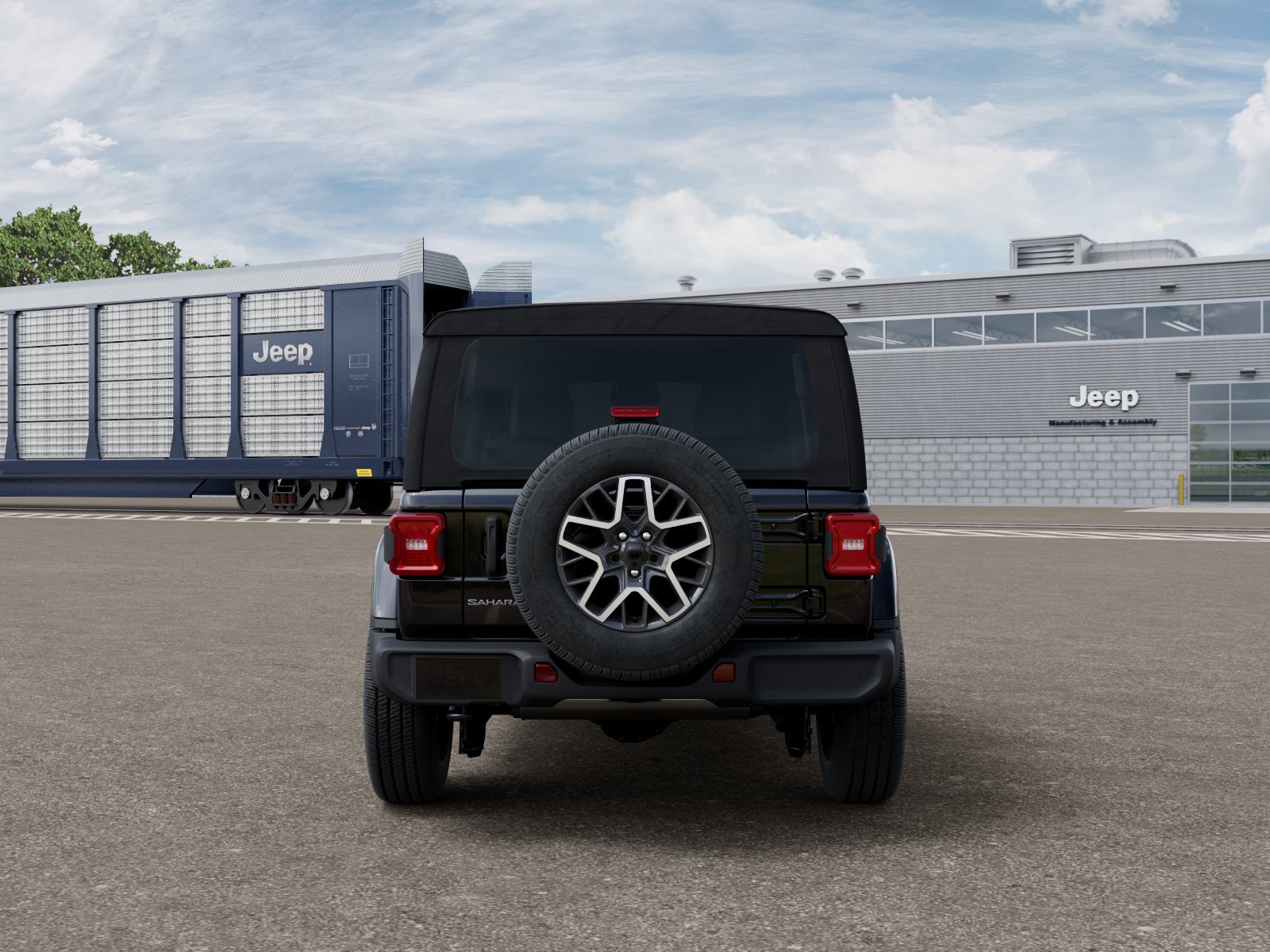 New 2027 Black Clearcoat Jeep Sahara image 7