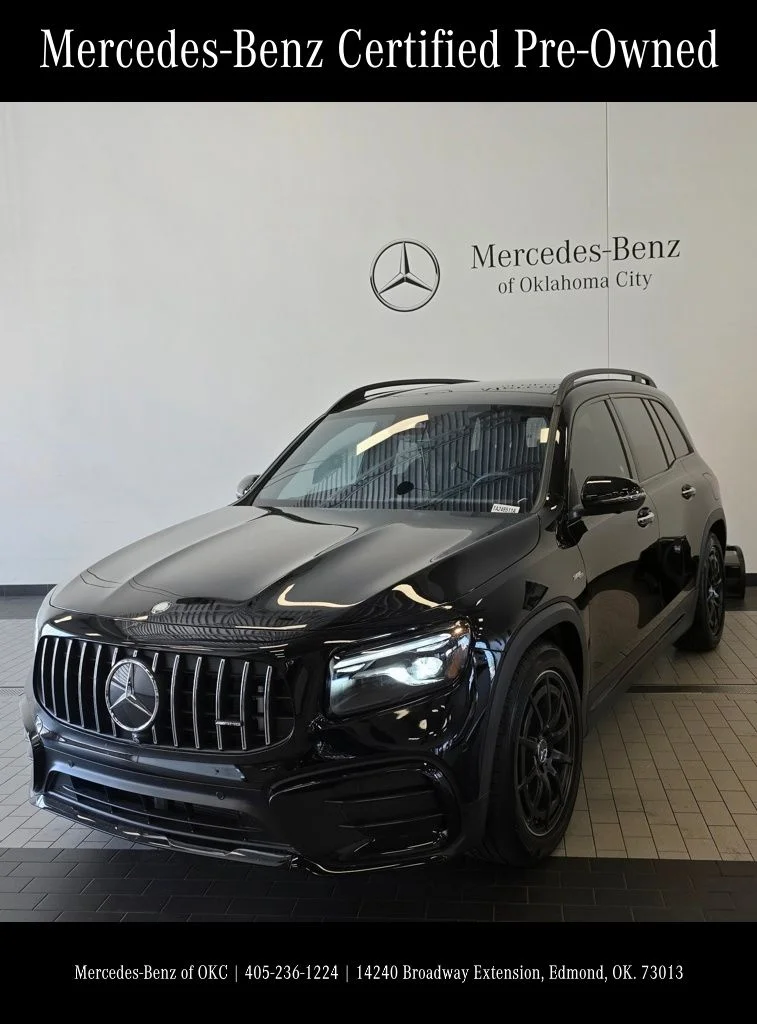 Certified Used 2025 Black Mercedes-Benz GLB 35 AMG® image 1