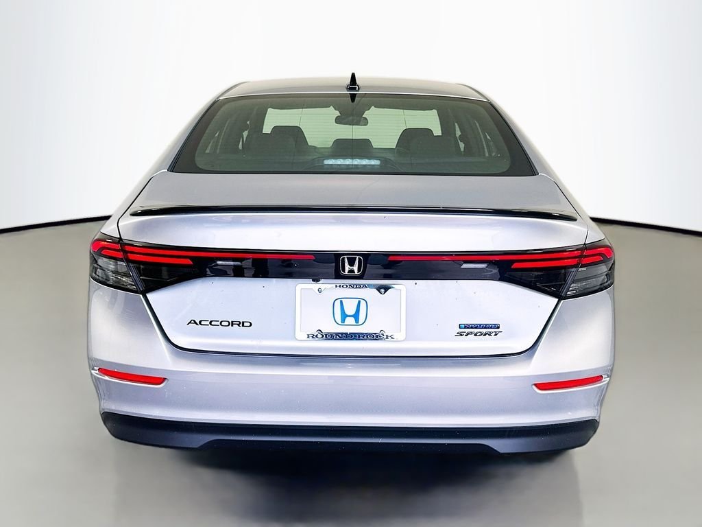 New 2026 Solar Silver Metallic Honda Sport Hybrid image 6