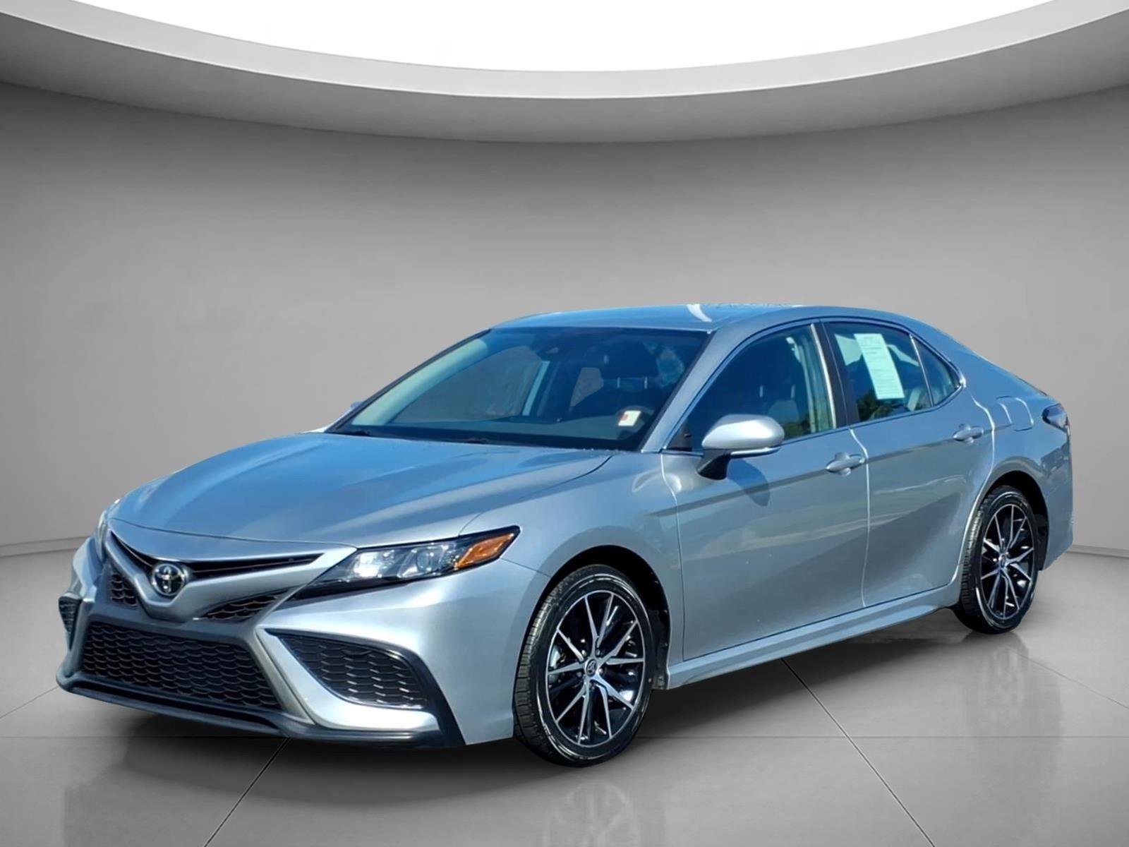 Used 2024 Celestial Silver Metallic Toyota SE image 1