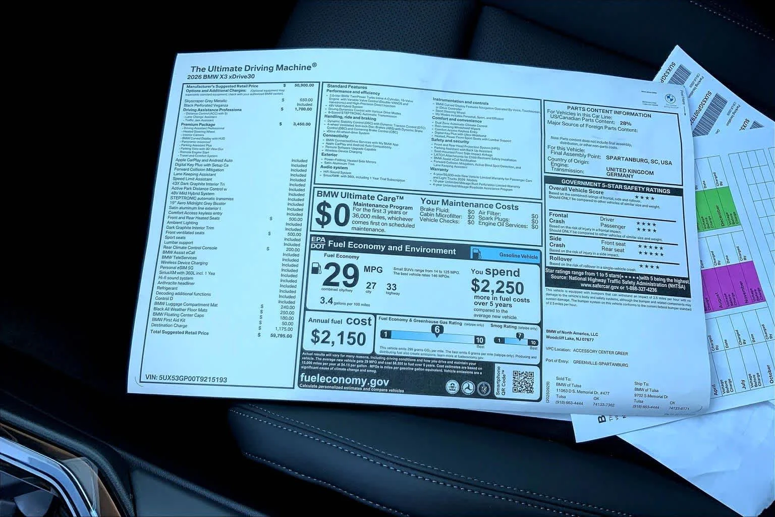 New 2026 Skyscraper Grey Metallic BMW 30 xDrive image 20