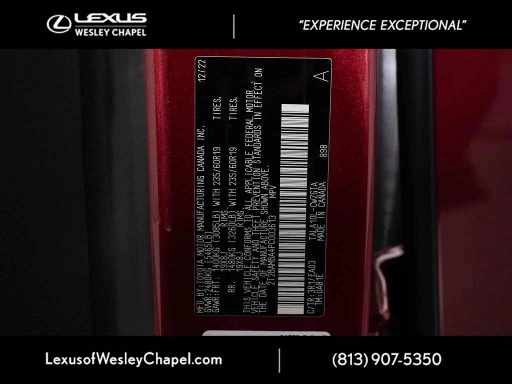Used 2023 Red Lexus 350 image 20