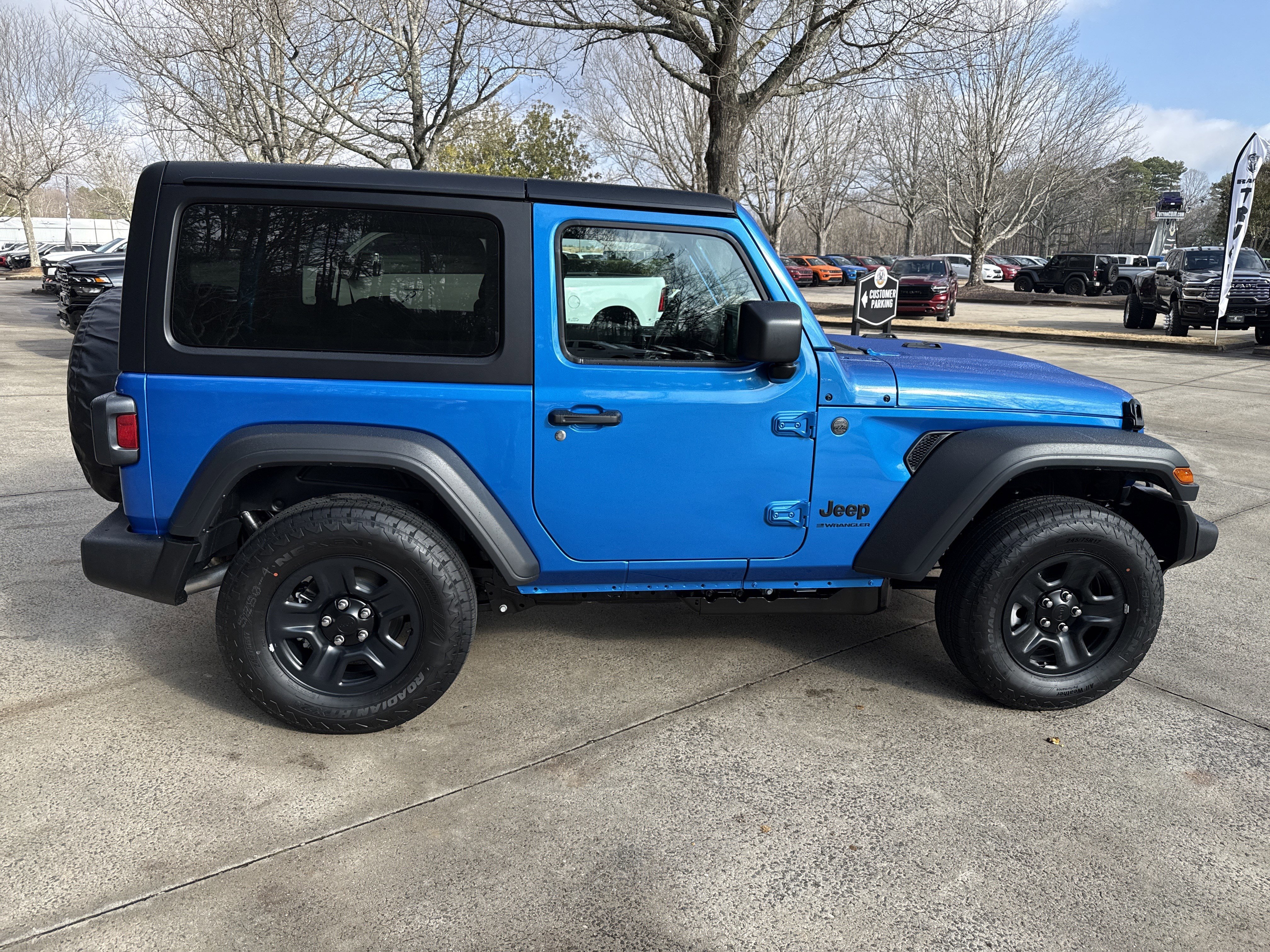 New 2026 Hydro Blue Pearl-Coat Exterior Paint Jeep Sport image 8