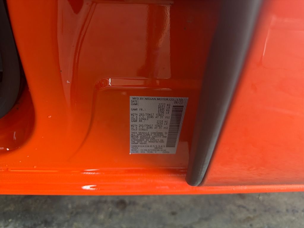 Used 2025 Orange Nissan PRO-4X image 26