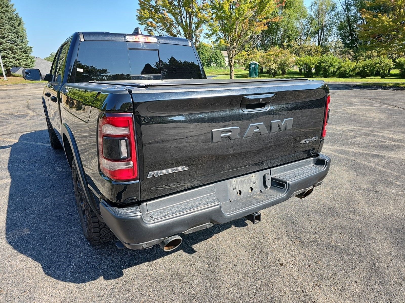 Used 2020 Diamond Black Crystal Pearlcoat Ram Rebel image 3
