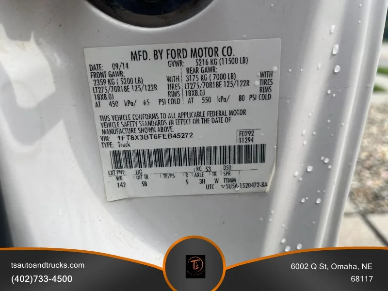 Used 2015 White Ford Lariat Pickup 4D 6 3/4 ft image 27