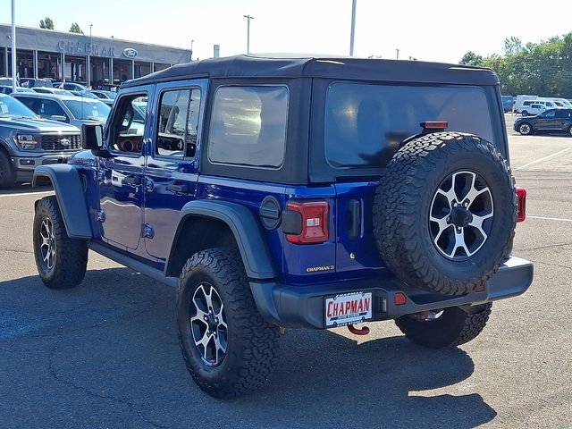 Used 2020 Ocean Blue Metallic Jeep Unlimited Rubicon image 4
