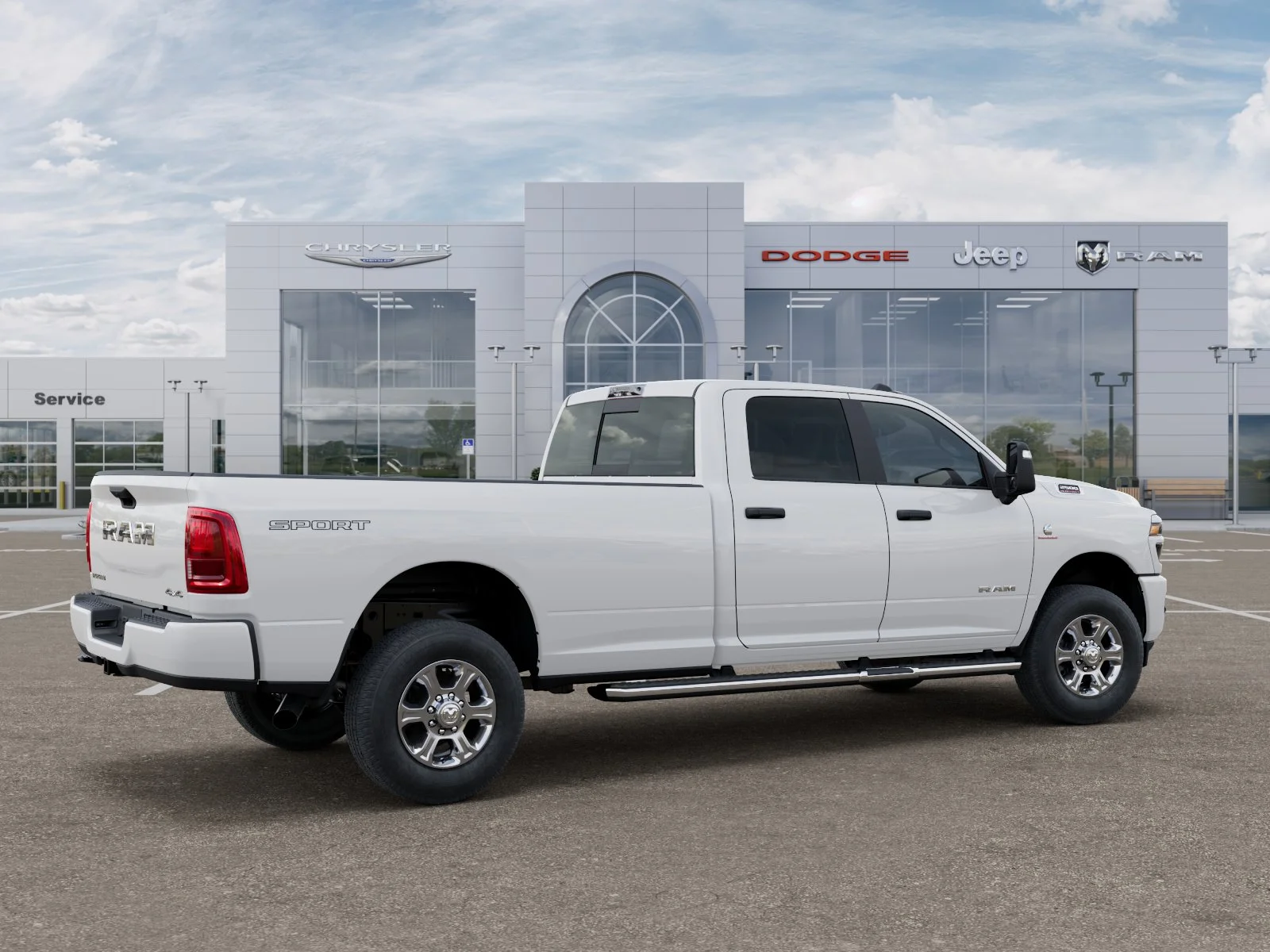 New 2026 Bright White Clear-Coat Exterior Paint RAM Big Horn image 31