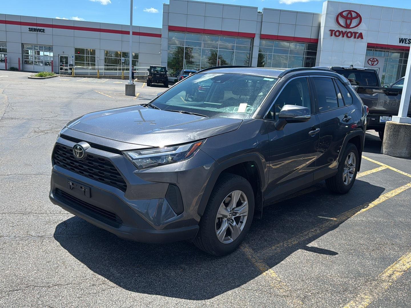 Used 2023 Magnetic Gray Metallic Toyota XLE image 3