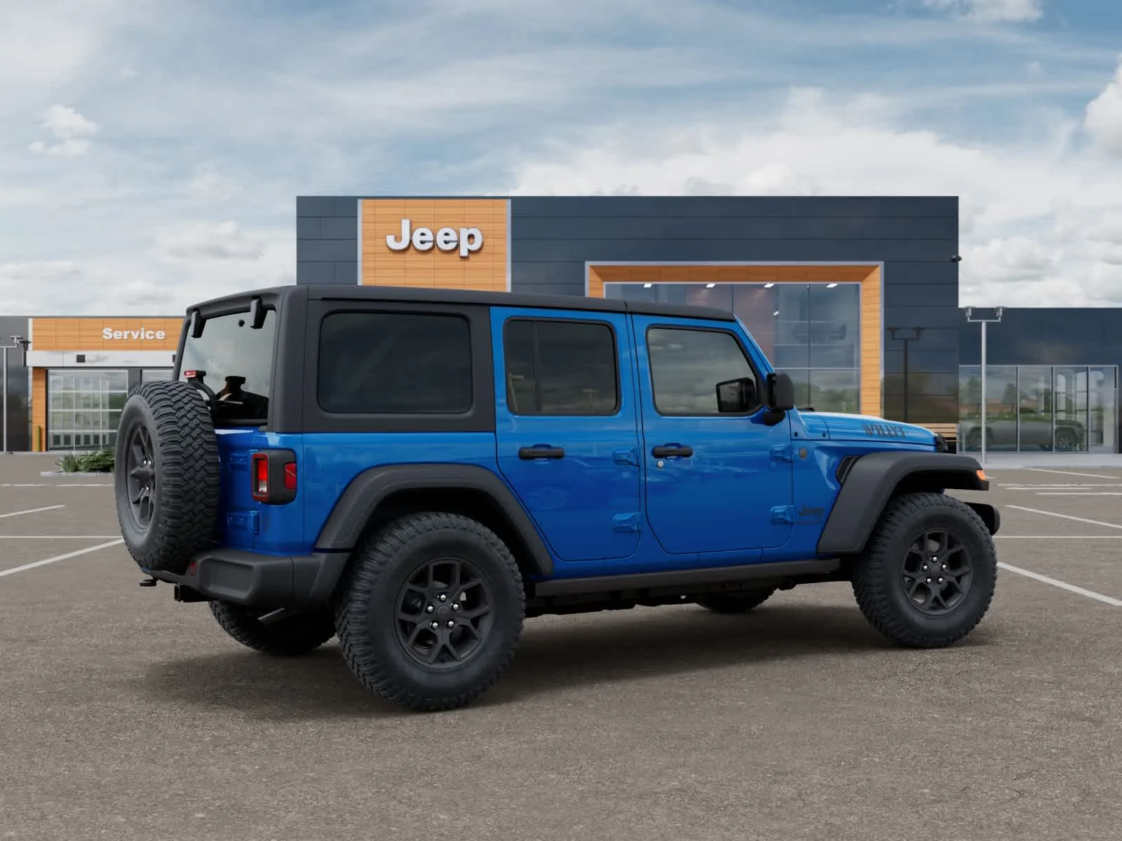 New 2026 Hydro Blue Pearlcoat Jeep Willys image 4