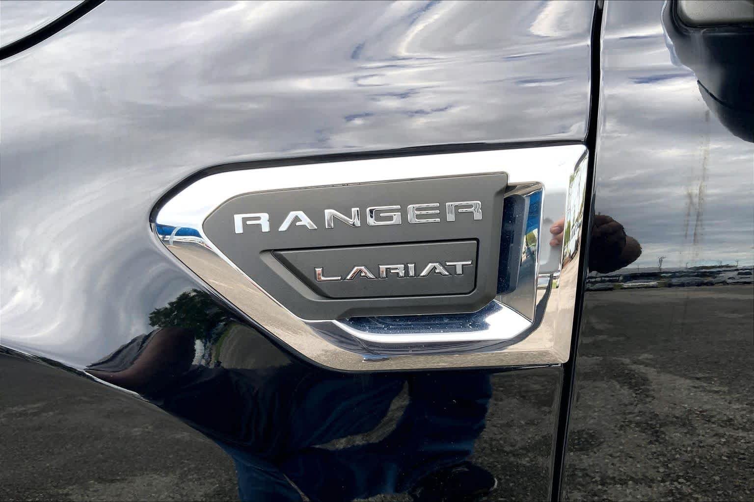 Used 2021 Shadow Black Ford LARIAT image 10