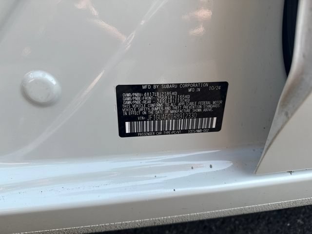 Used 2024 Crystal White Pearl Subaru Sport image 27