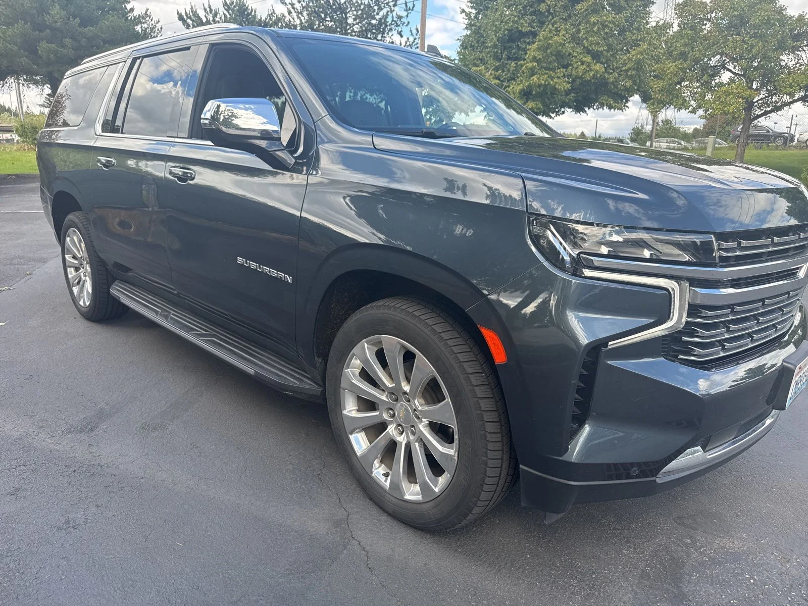 Used 2021 Shadow Gray Metallic Chevrolet Premier image 3