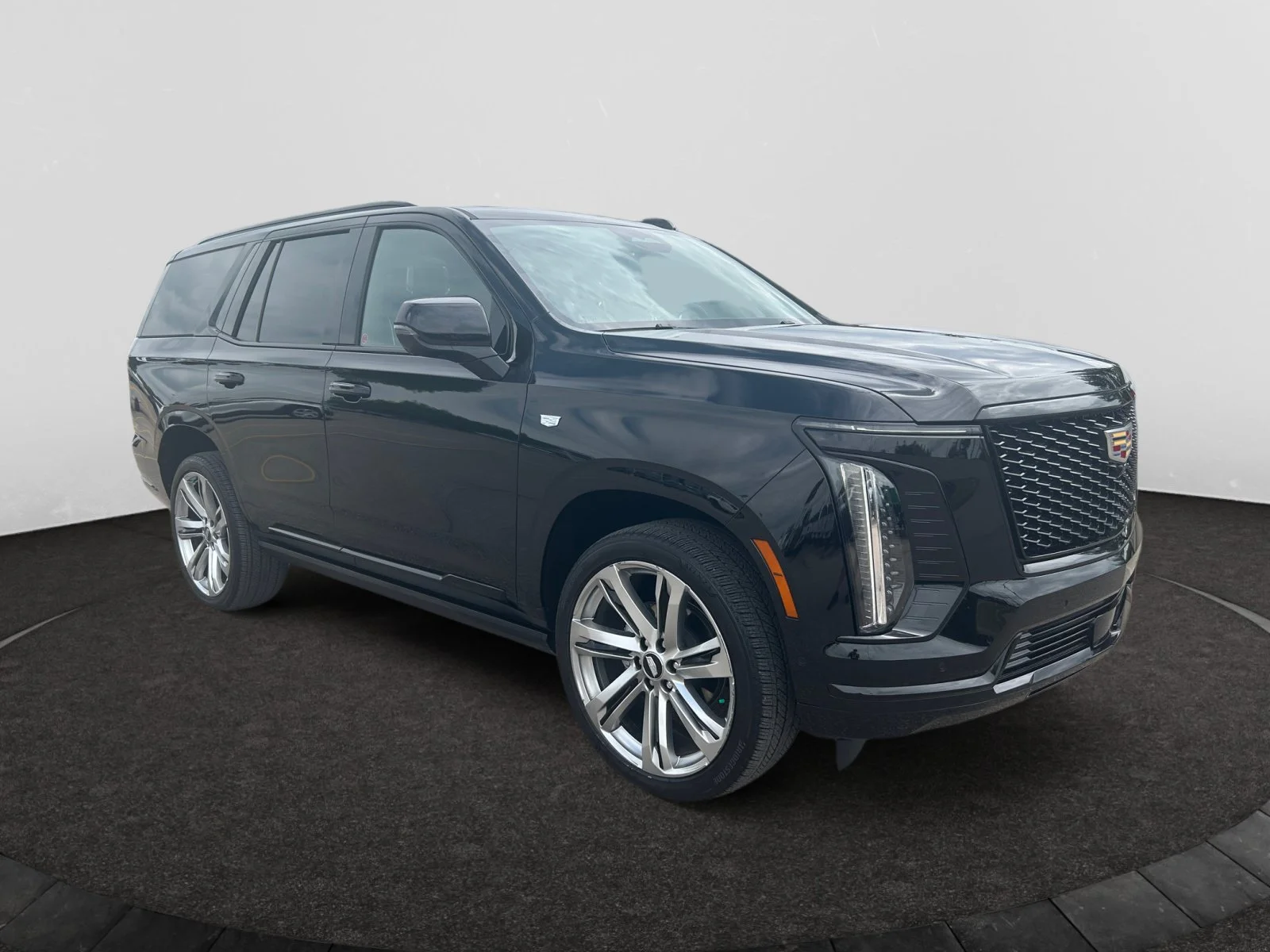 Certified Used 2025 Black Raven Cadillac 4WD Sport Platinum Leather Sunroof Navigation 6.2L image 7