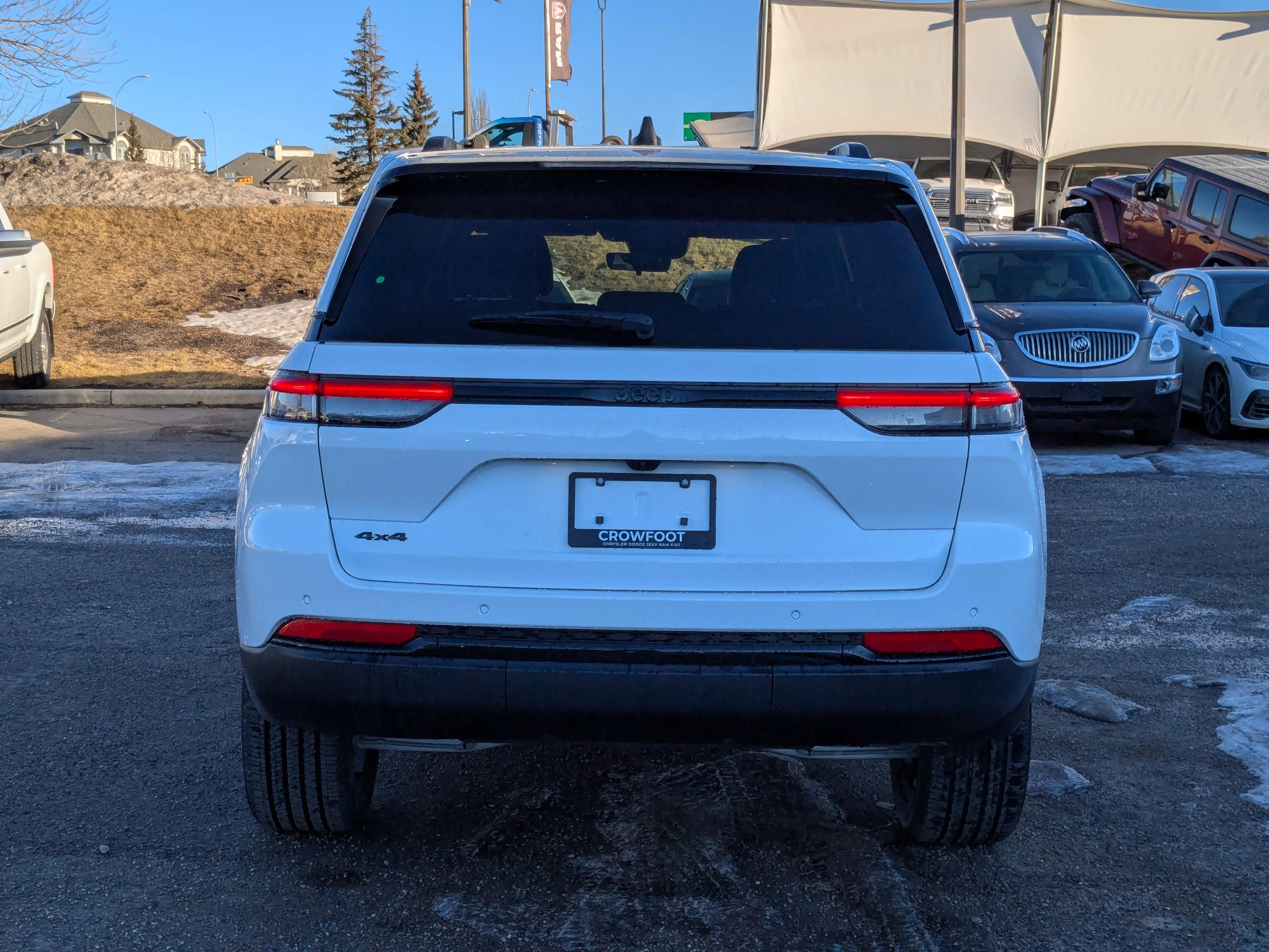 New 2025 White Jeep Altitude - - Power Sunroof - Power Liftgate - Wireless Charging - 20 Black Wheels & More image 7