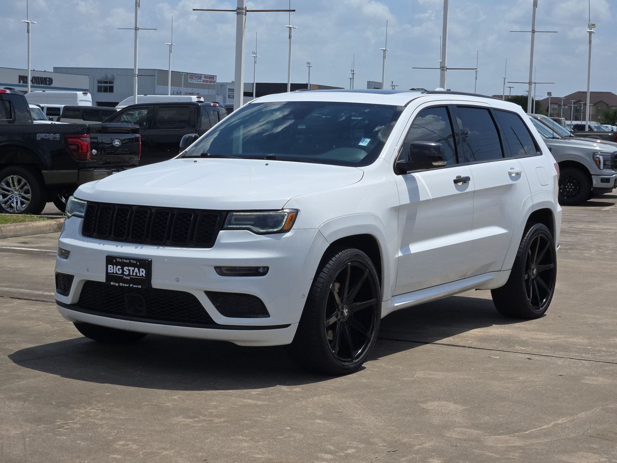 Used 2021 Bright White Clearcoat Jeep Overland image 7