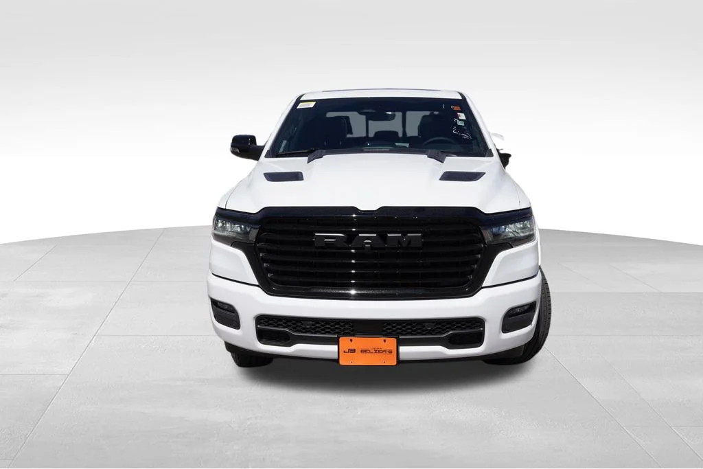 New 2026 Bright White Clear-Coat Exterior Paint RAM Laramie image 8
